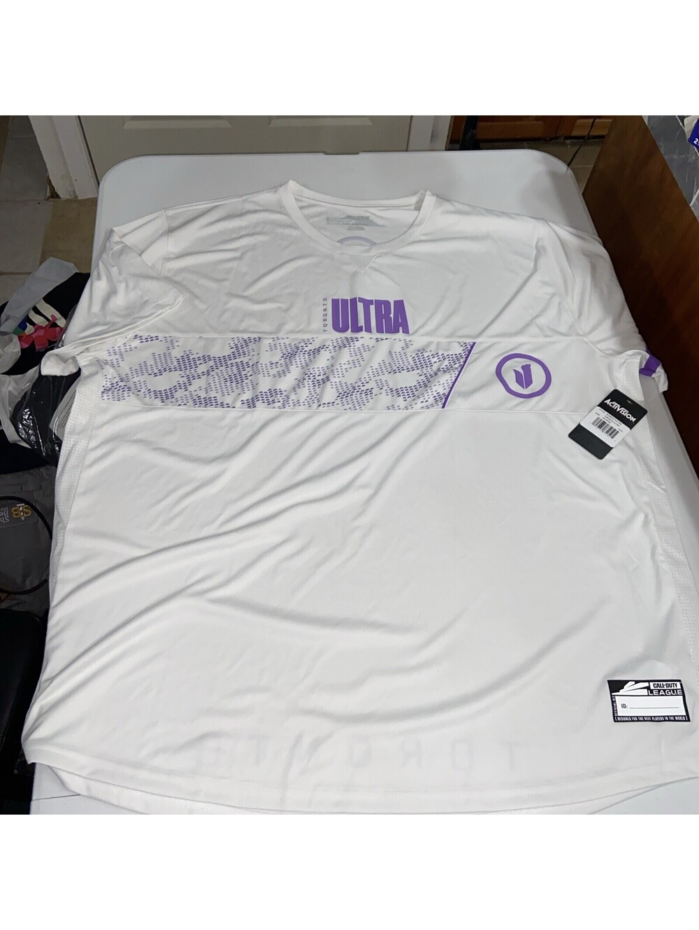 Call Of Duty League Mens T Shirt 4X Ultra White
